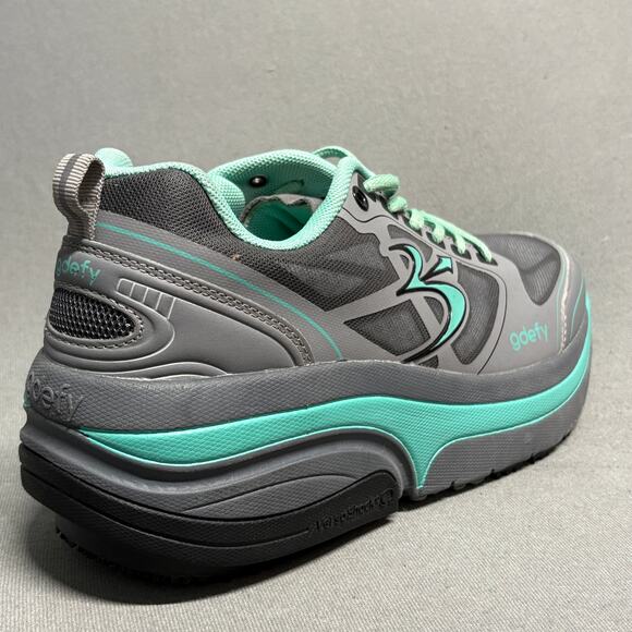 Gravity Defyer GDefy Ion Gray Mint Green Athletic Sneakers TB9022FGU-M Size 10 - Picture 12 of 16